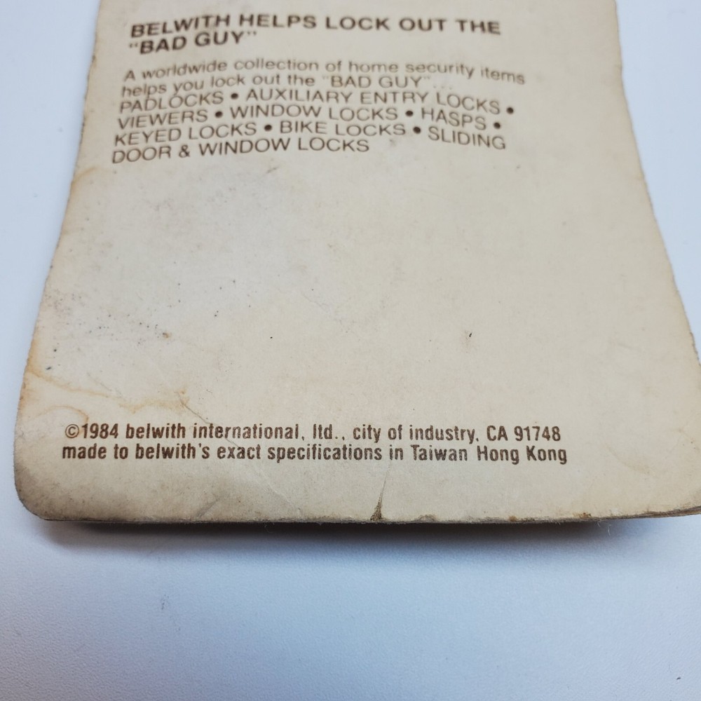 Belwith Door Knocker & Viewer 2339 1984