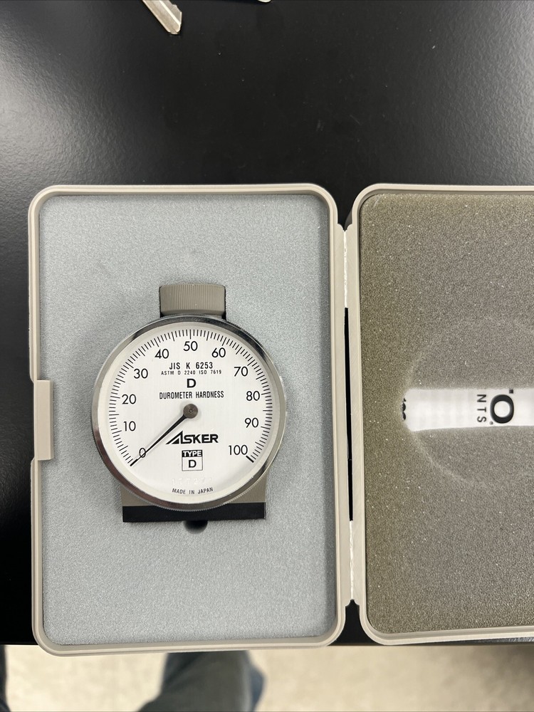 Asker Type D ASTM D 2240 Durometer / Hardness Tester, for Normal Rubber