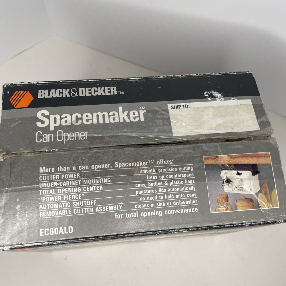 Black & Decker EC-60ALD Spacemaker Can Opener Mounting Bracket RV Camper Kitchen