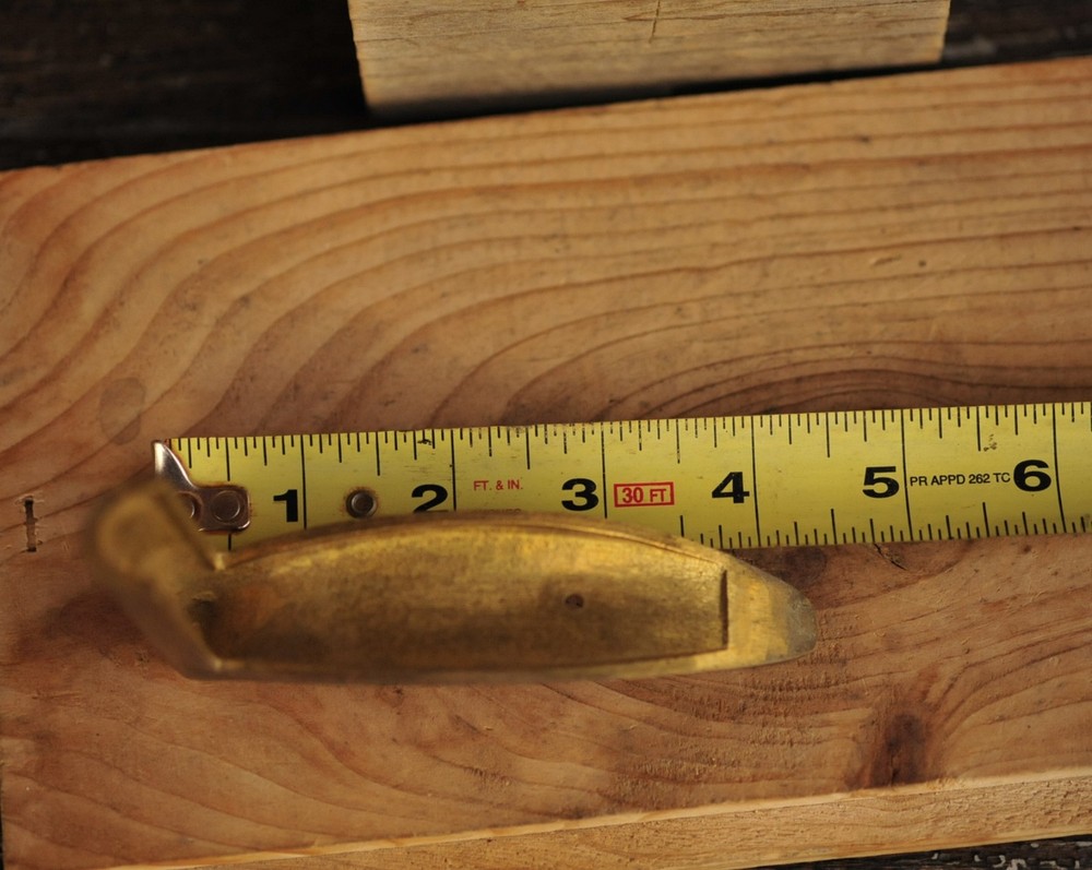 Black Powder Muzzleloader Brass Hawken Buttplate
