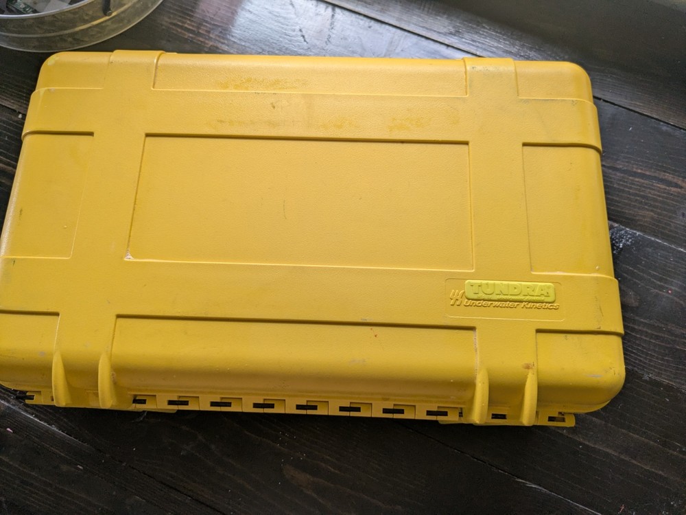 Underwater Kinetics Tundra Yellow Hard Case with Foam Insert