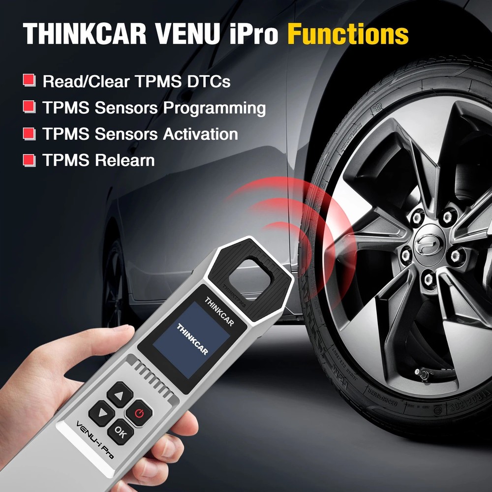 ThinkTPMS VENU iPro Activate Relearn Program TPMS Sersor Work W/ Thinkscan 689BT