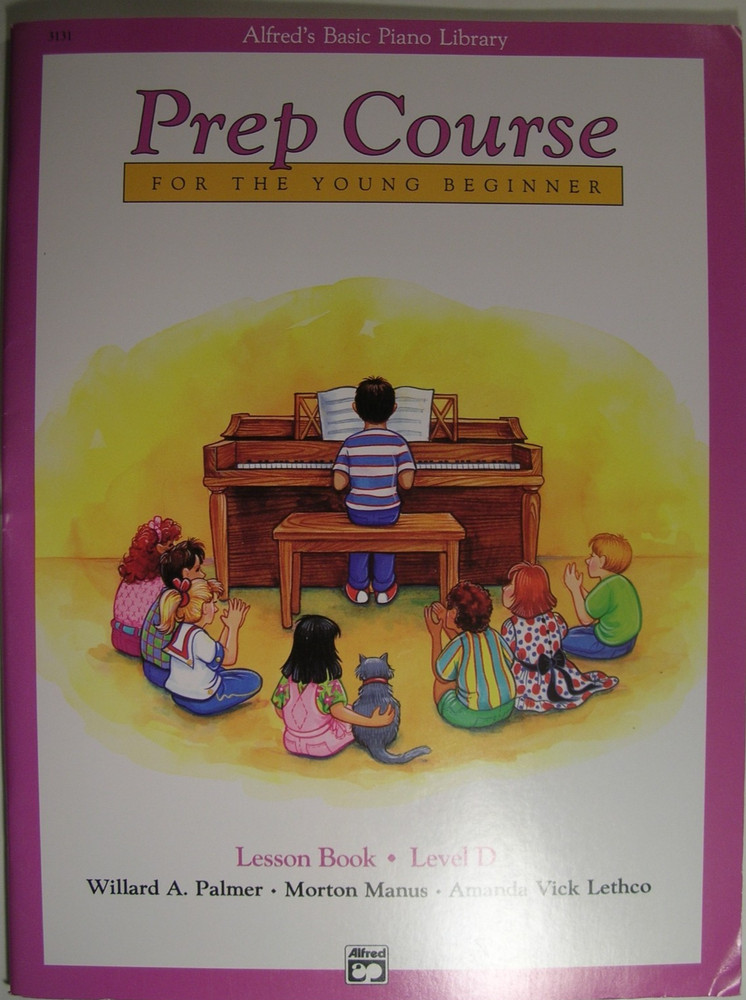 New Alfred's Basic Prep Course Young Beginner Piano Music Lesson Book Level D
