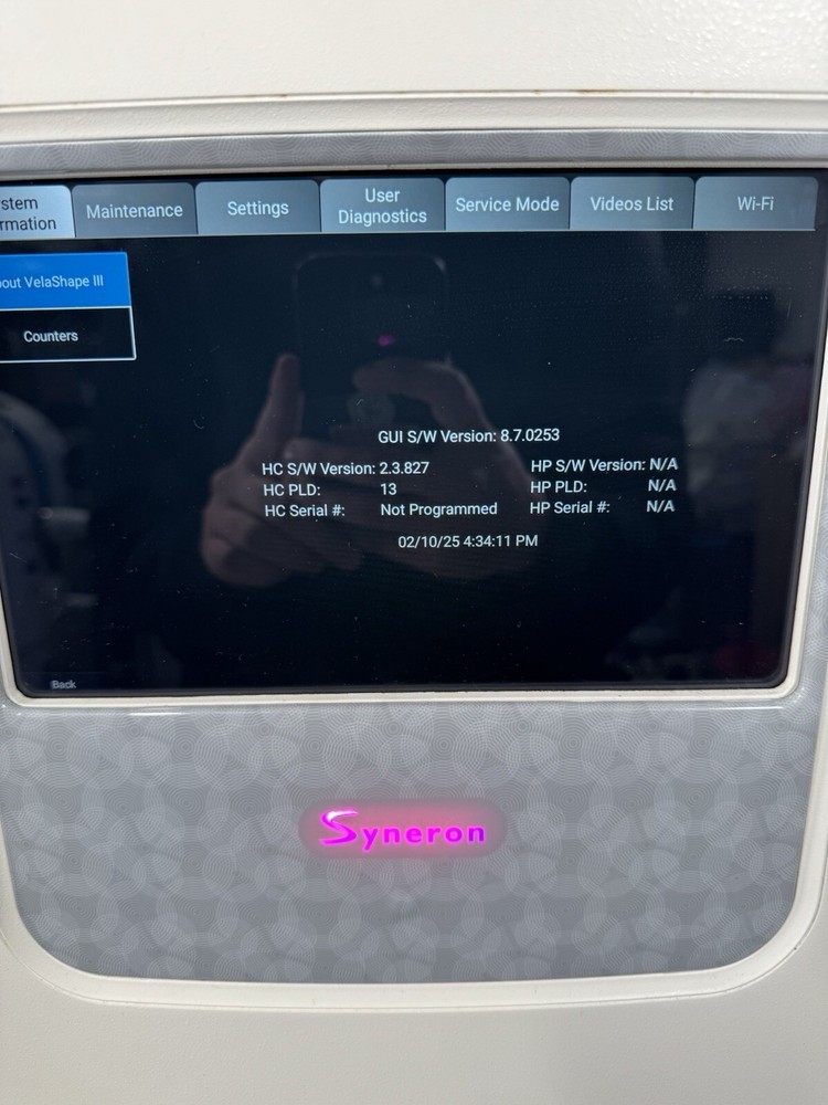 2019 Syneron VelaShape III