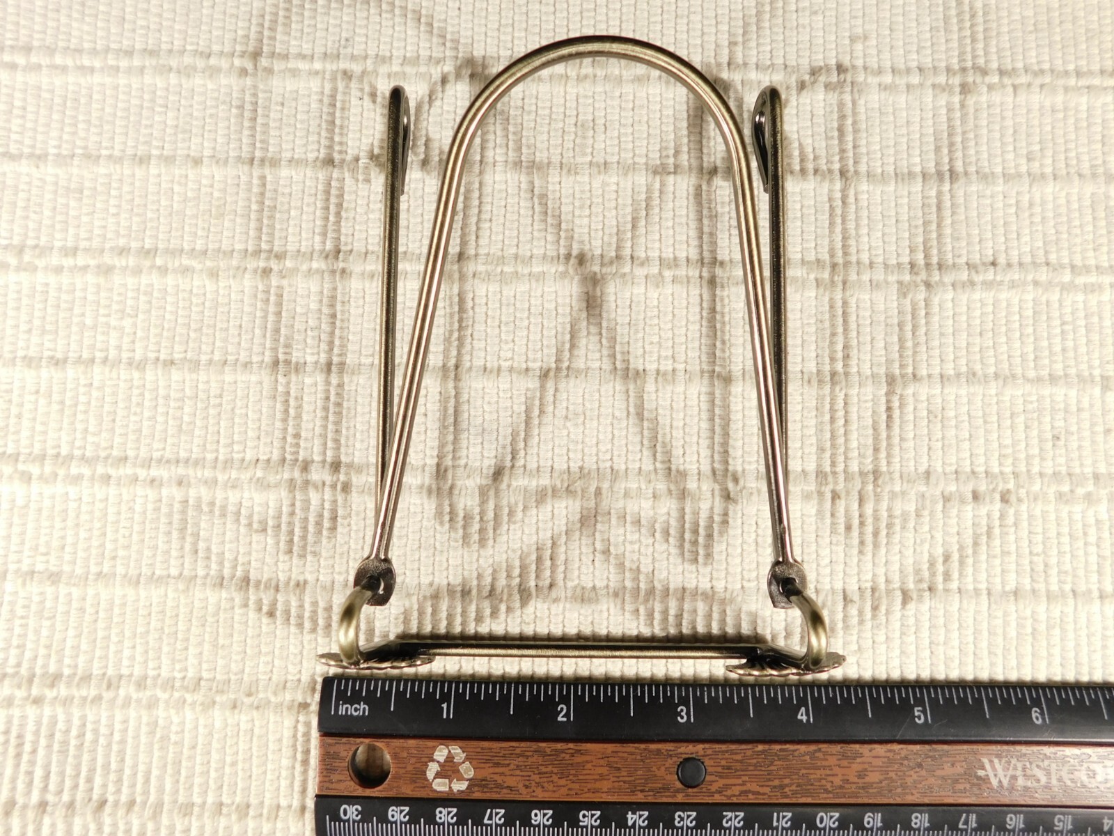 Easel Display Stand Metal Medium Size Adjustable Sea Shell Design