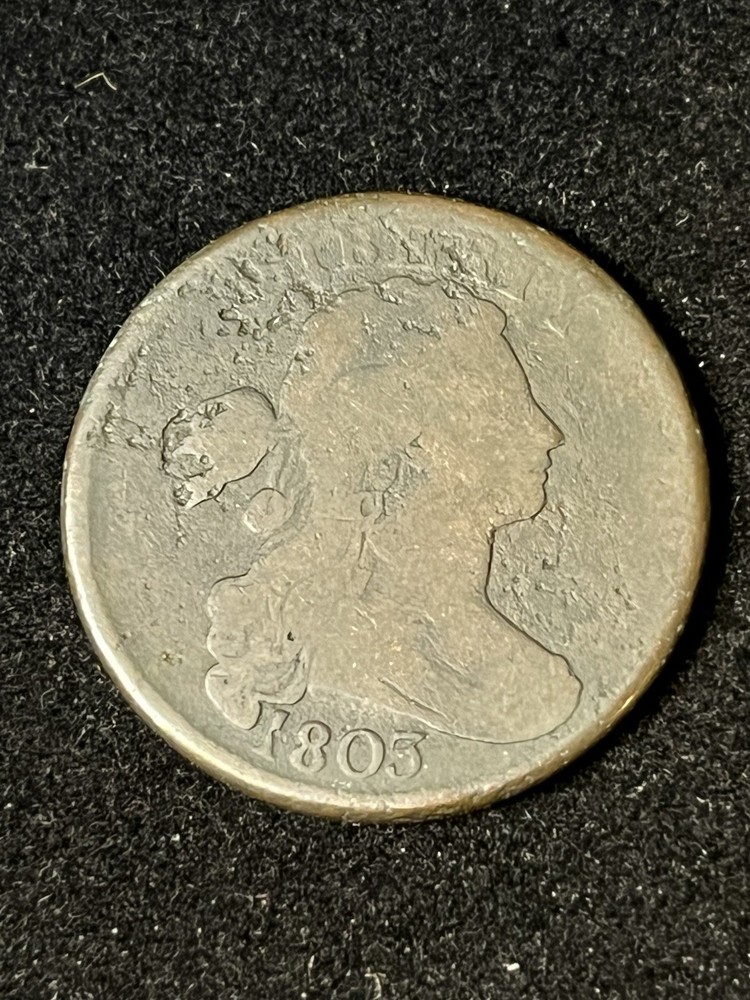 1803 large cent S-258