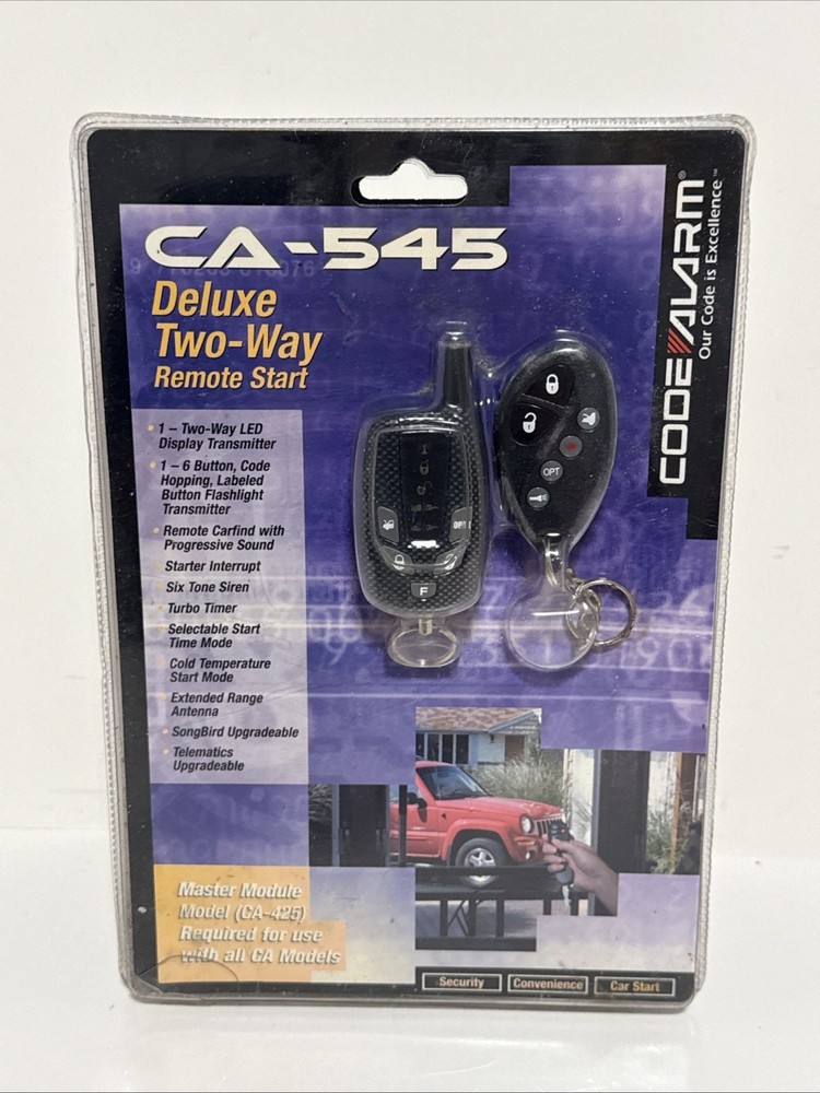 CODE ALARM Deluxe Two Way Remote Start CA-545/Read