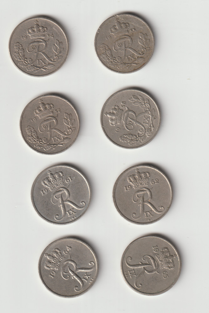 DENMARK 10 ORE--29 different