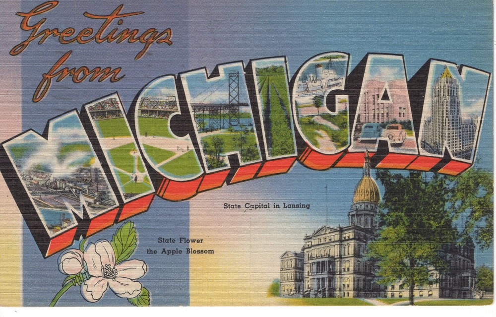 GREETINGS FROM MICHIGAN - PC5063