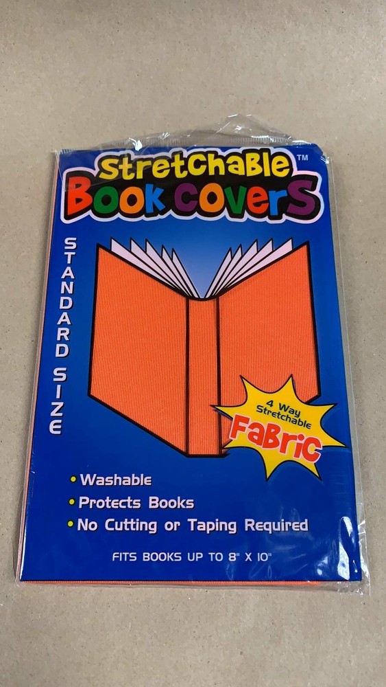 Assorted Colors Stretchable Fabric Book Cover
