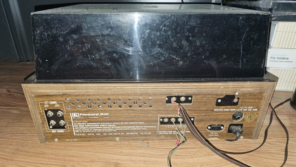 PACKARD BELL SOLID STATE RPS 02 GARRARD TURNTABLE