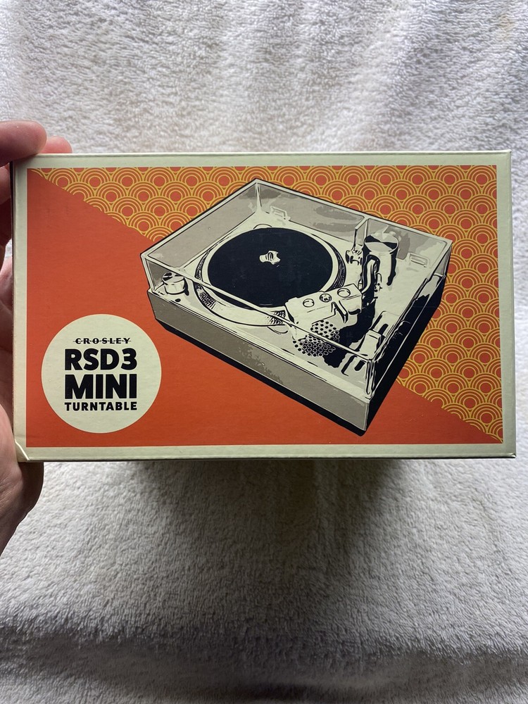 RSD3 Mini - Three Inch Turntable by Crosley Bundle w/ Post Malone Records