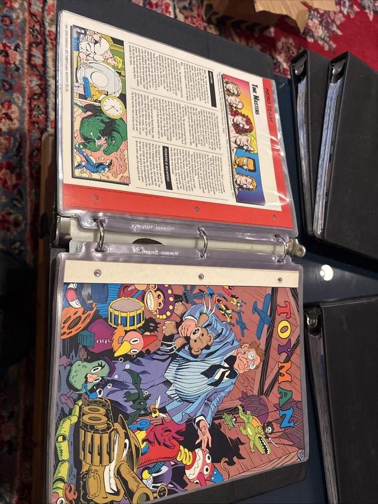 Comic Book Bio Binders