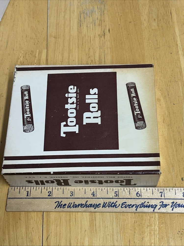 Vintage, Tootsie Rolls, Original Display Box