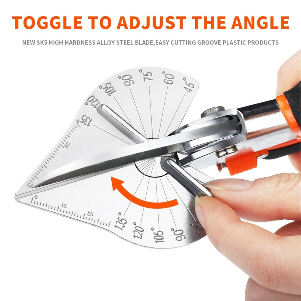 Miter Shears- Multifunctional Trunking Shears for Angular Cutting of Moulding...