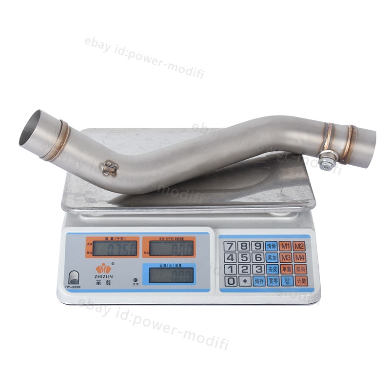 For Ninja ZX6R 2024-2026 Carbon Exhaust Mid Link Pipe Slip On Kawasaki Muffler