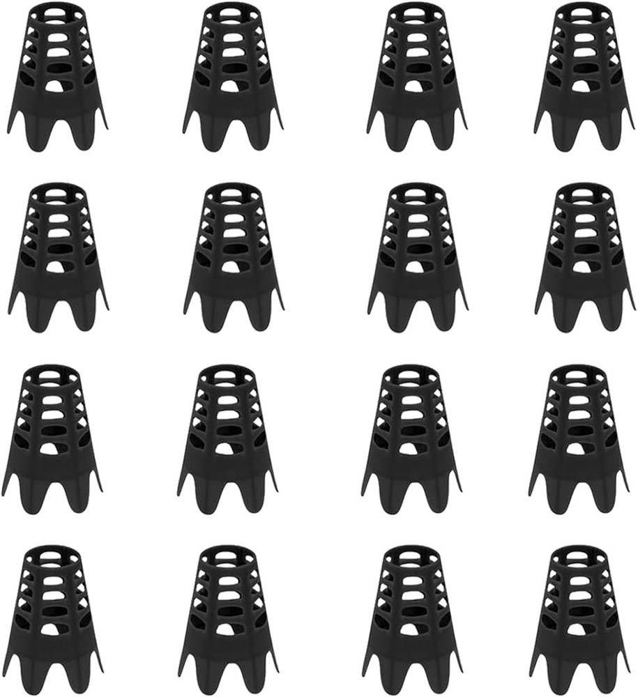 Golf Simulator Tees, Indoor Tees for Simulator, Plastic Practice Black