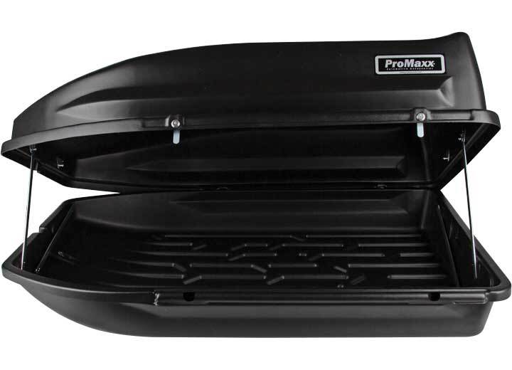 Promaxx Rooftop Cargo Box Carrier Matte Black 18 Cubic Feet Capacity