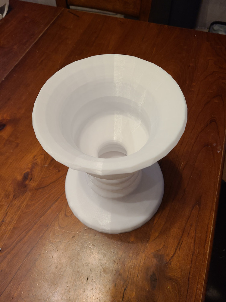 3D Victorian Face Vase - Large