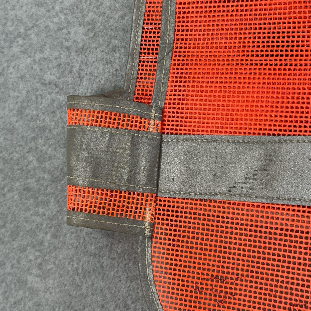High Visibility Reflective Road Work Construction Mesh Safety Vest Hook & Loop
