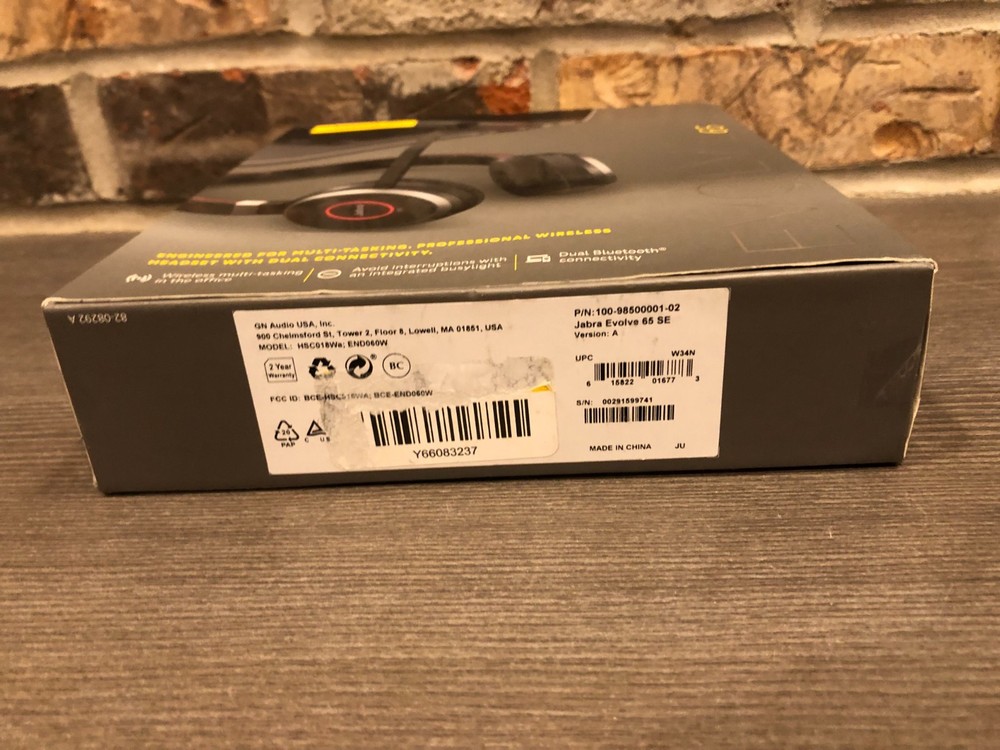 Jabra Evolve 65 SE Link380a MS Stereo Professional Bluetooth Headset