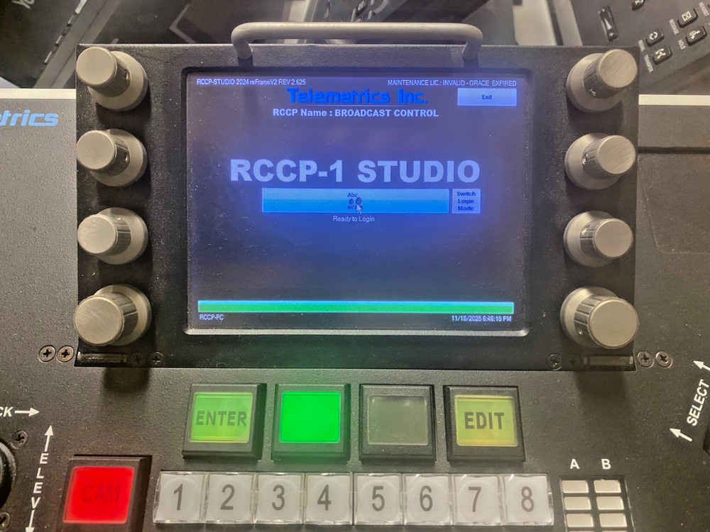 TELEMETRICS : RCCP-1 : Robotic Camera Control Panel : RCCP1 : PTZ