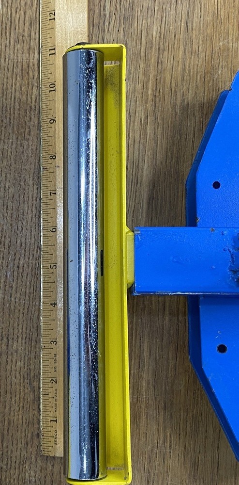 Industrial Roller Stand Support Arms – Adjustable 1” Tube Outfeed Rollers (Pair)