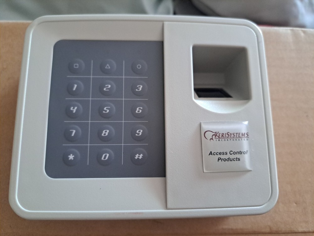 Keri TS1100-4SOBioPointe Fingerprint Access Control Reader Keypad AS-IS UNTESTED