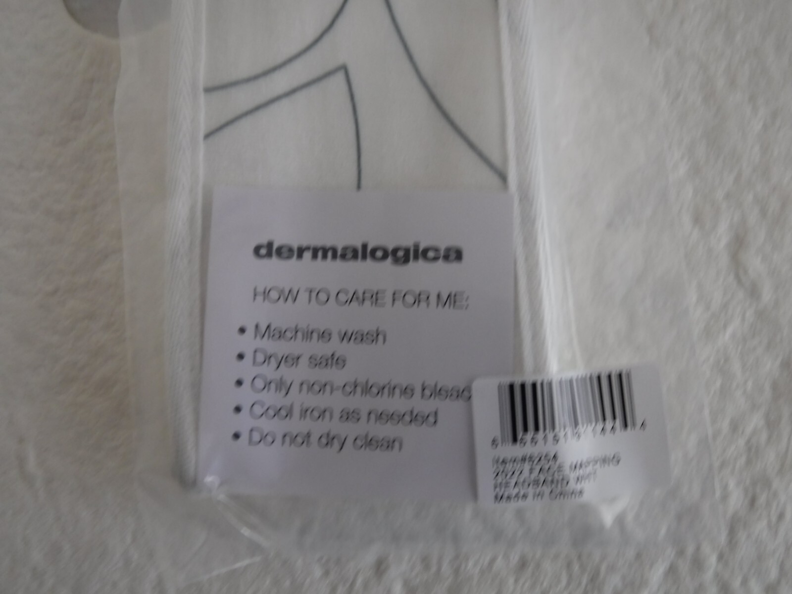 Dermalogica 2022 Face Mapping White Headband ( Lot Of 2 )
