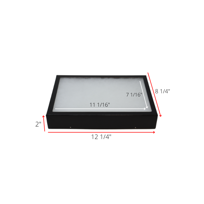 4 Pack of 8 x 12 x 2 Riker Display Cases Boxes for Collectibles Arrowheads