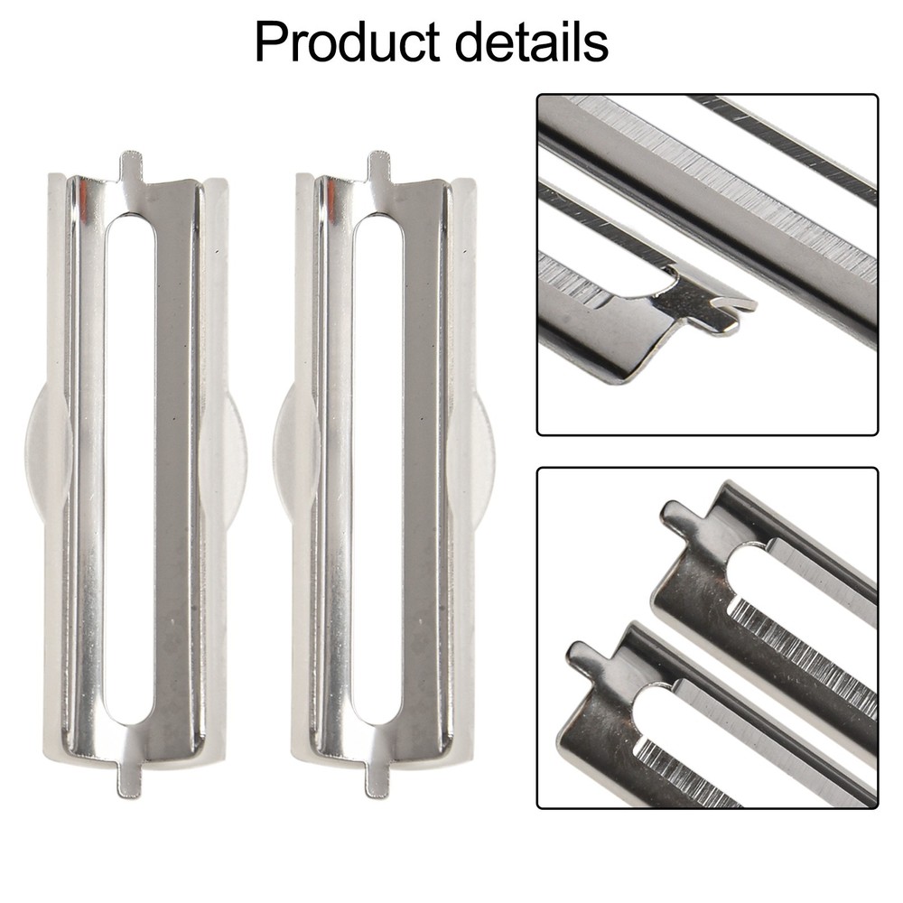 2* Blade Peeling Replacement Single-Sided Stainless Steel Dining Fruit Planer