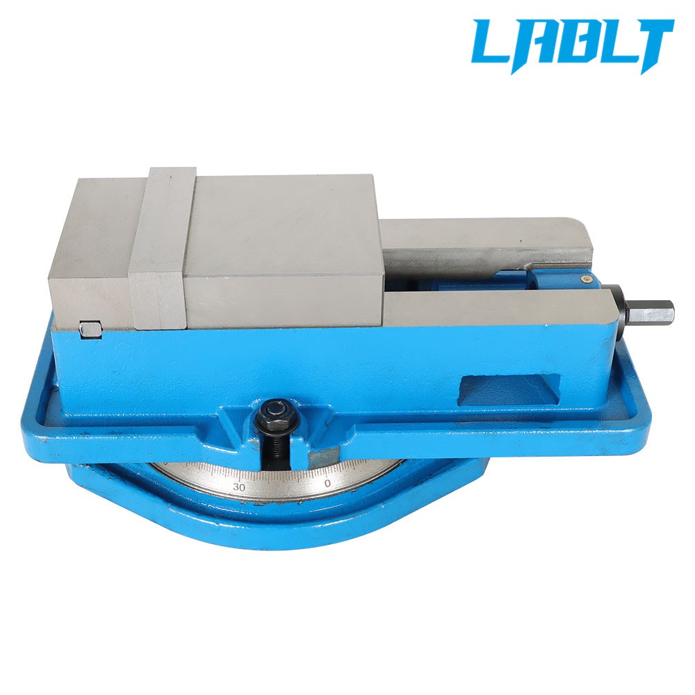 LABLT 4'' Lockdown Vise Precision CNC Milling Machine Bench Clamp Vice With Base
