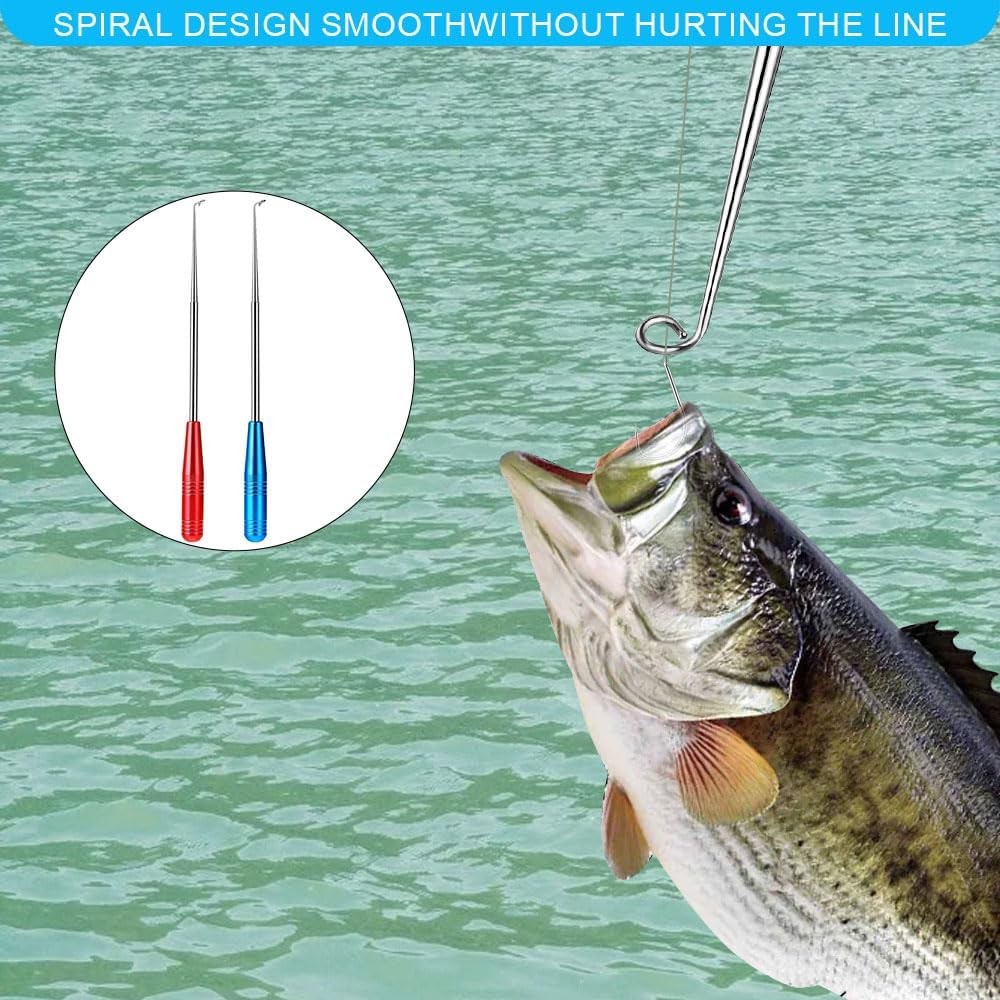 2 PCS Stainless Steel Fish Hook Remover Quick Removal Security Extractor