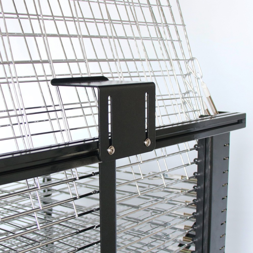 Desktop 20 Layers Flat Push-Pull Type Drying Rack Industrial Drying Frame Handle