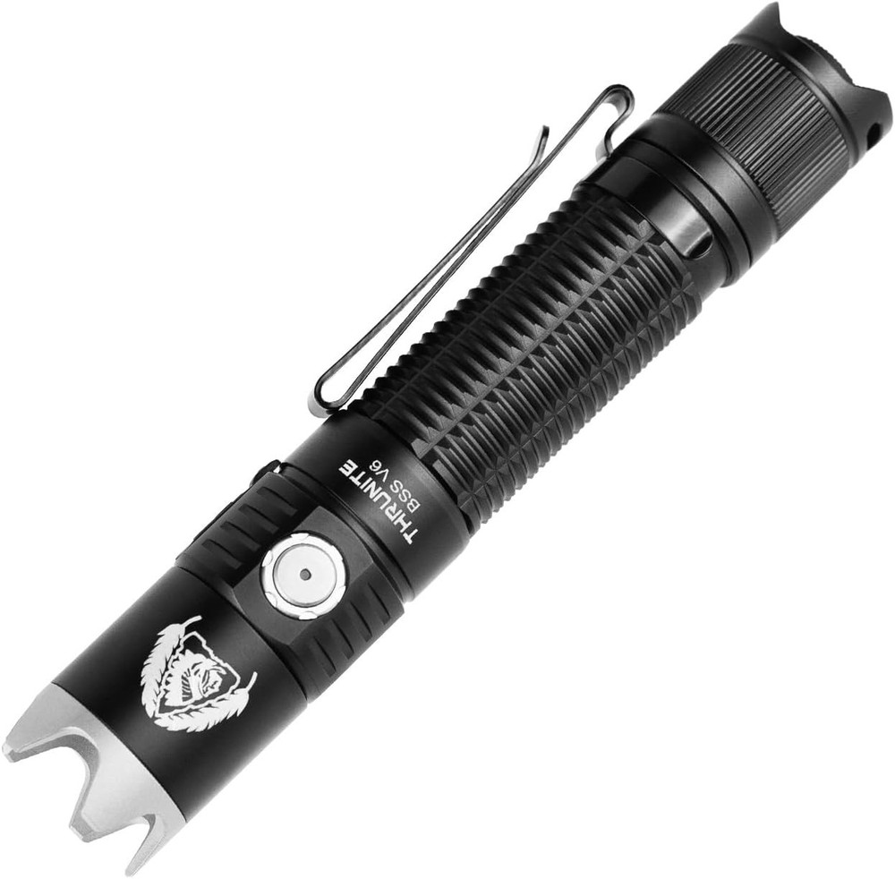 ThruNite BSS V6 Black Scout Survival Customized Edition EDC Flashlight, USB-C...