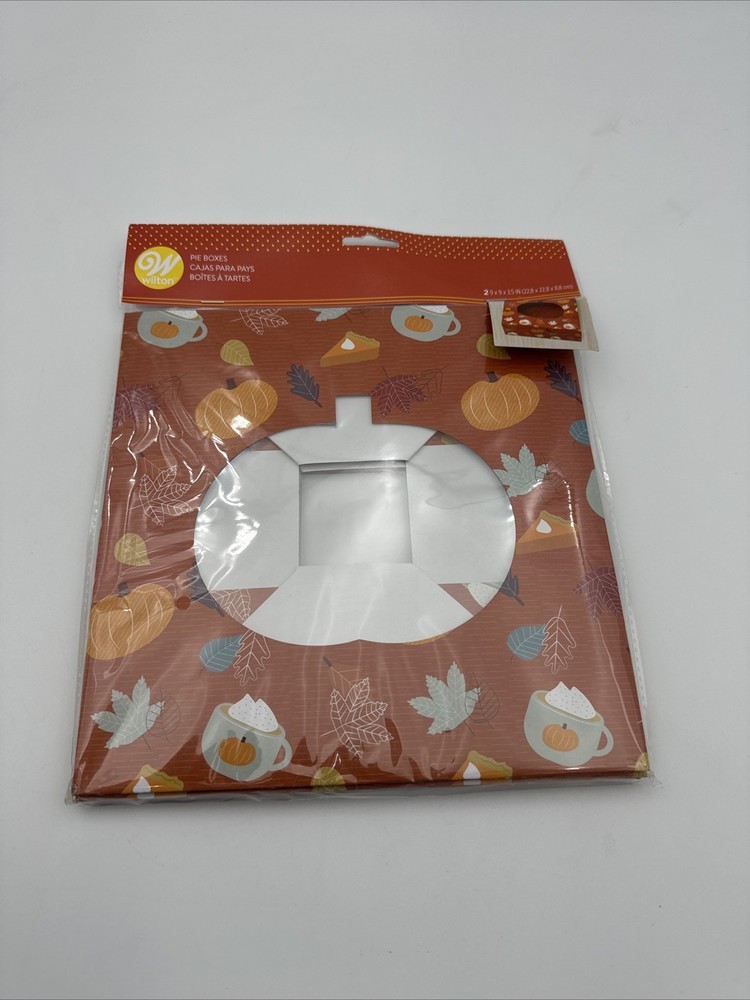 Wilton Fall Pie Box’s 9x9x3.5 2pk