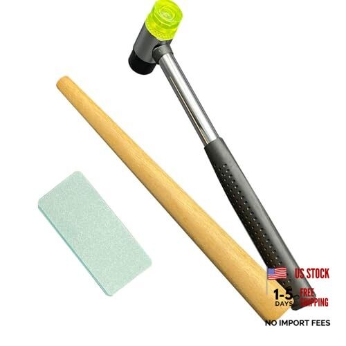 3PCS ring Repair Tool, solid wood ring shaping stick, 25mm double-sided
