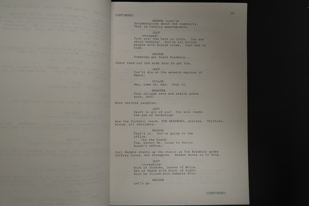 Dead Above Ground Screenplay Original TV Script Stephen J. Cannell Studios 2000