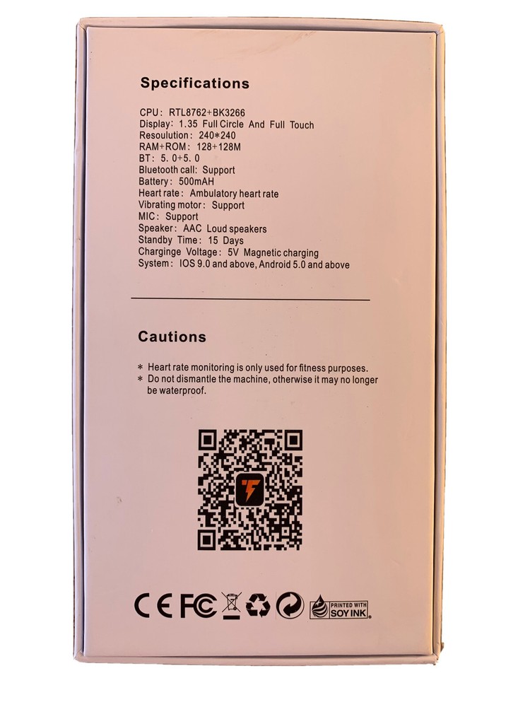 Multi Function Smartwatch For Android And IOS Touchscreen Bluetooth