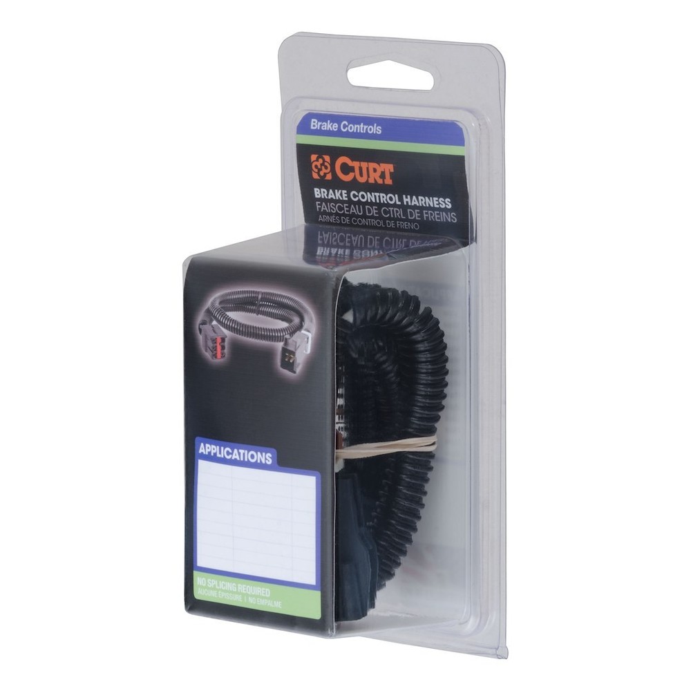 CURT 51353 Quick Plug Electric Trailer Brake Controller Wiring Harness, Select C