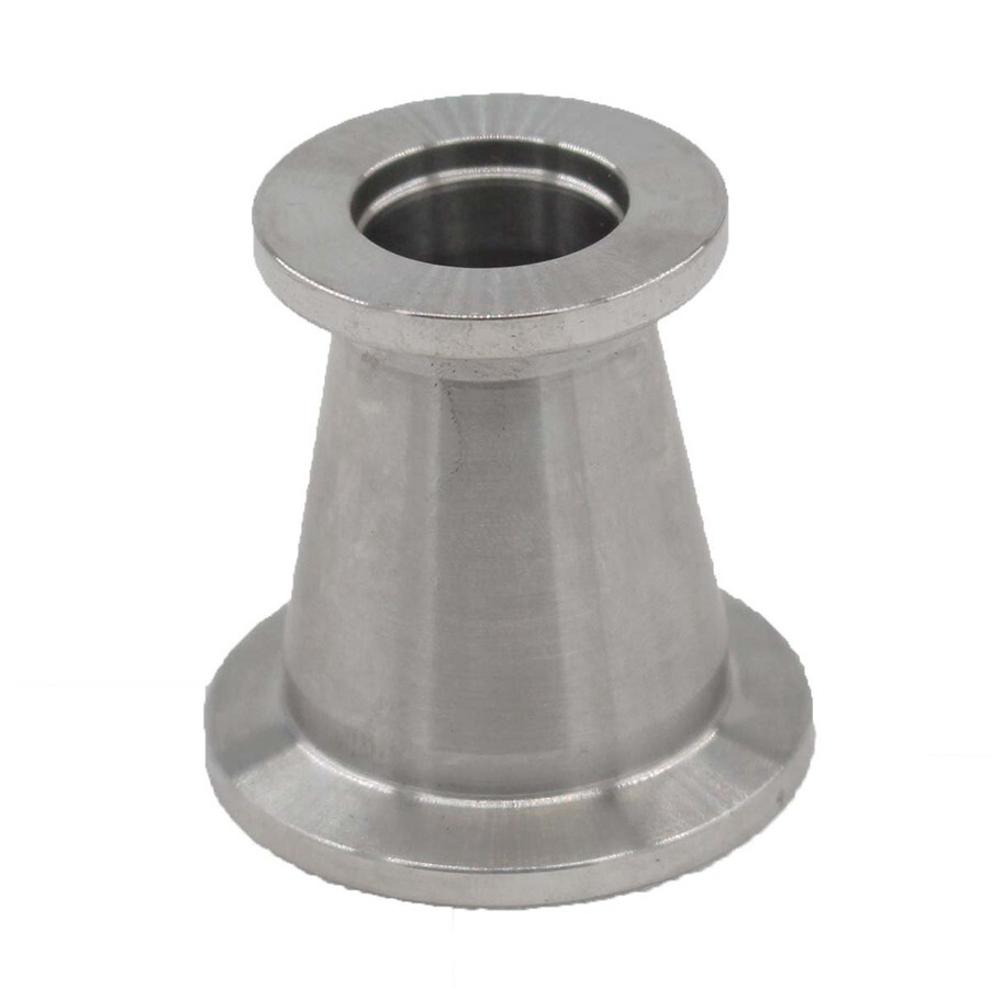 KF25 (NW25 to KF16 (NW16) Flange vacuum conical reducer Stainless steel 304 A588