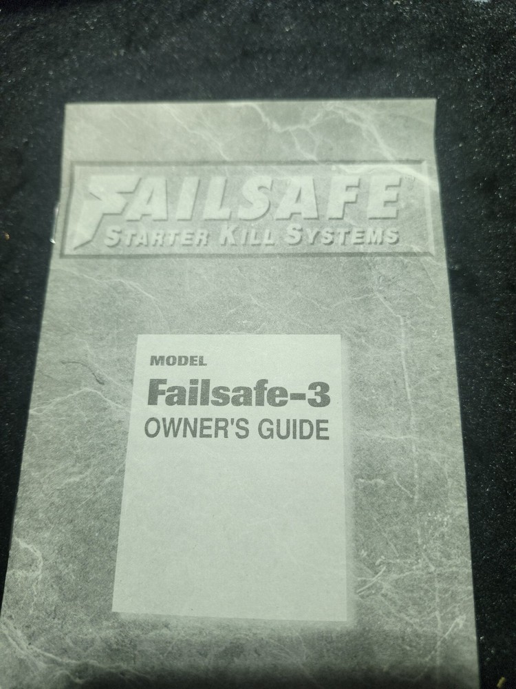 DIRECTED ELECTRONICS 703T FAILSAFE-3 ELECTRONIC KEY STARTER KILL SYSTEM