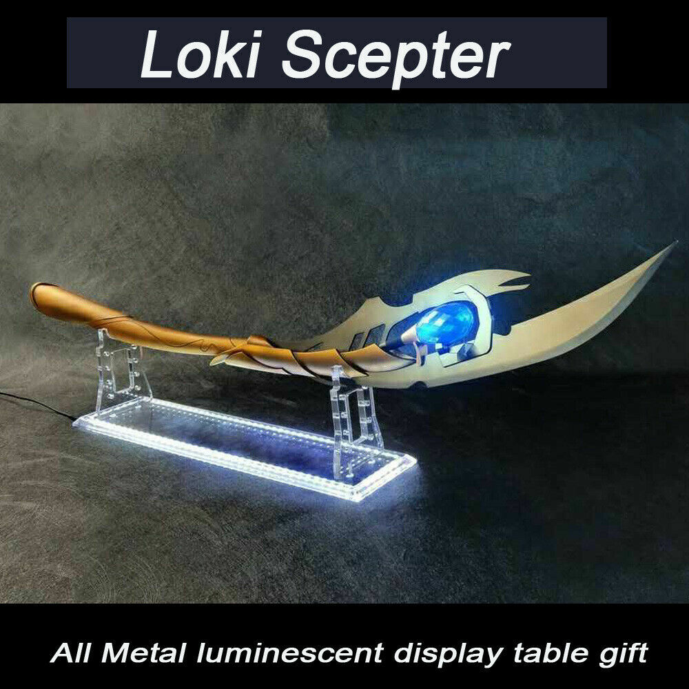 47"Avengers Age Of Ultron Loki’s Staff ScepterCollector Version WithStand HK8734