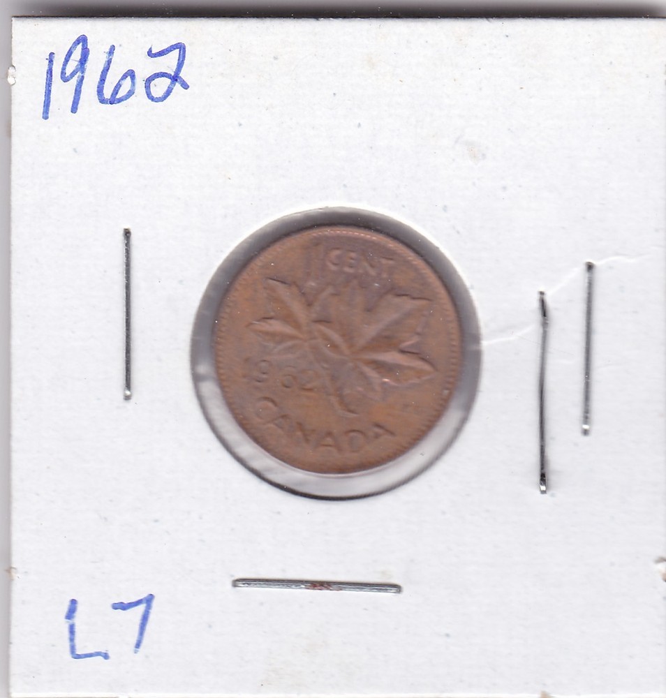 1962 Canada Cent L7