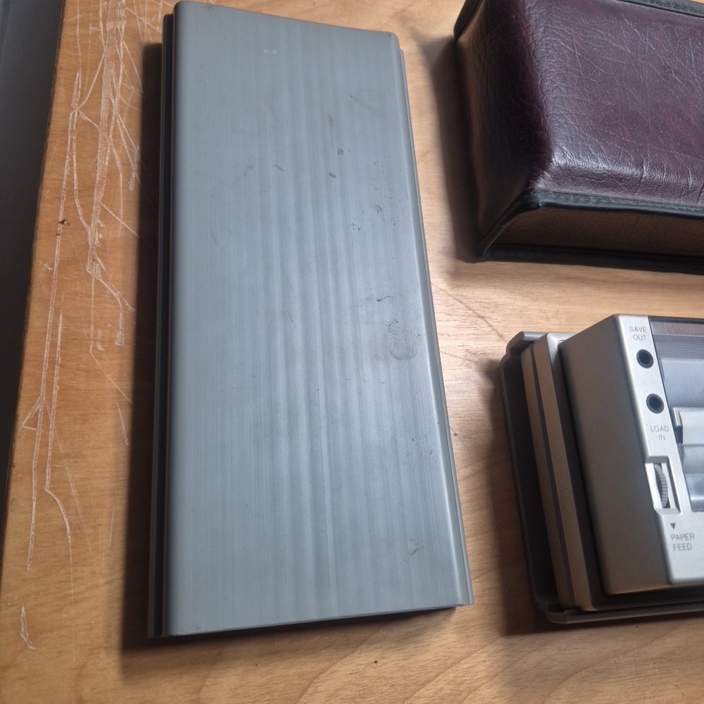 Vintage Panasonic RL-H1400 HHC Computer - with printer / leather case untested