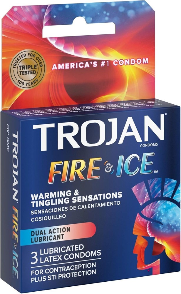 Fire & Ice Condoms 3 Pack
