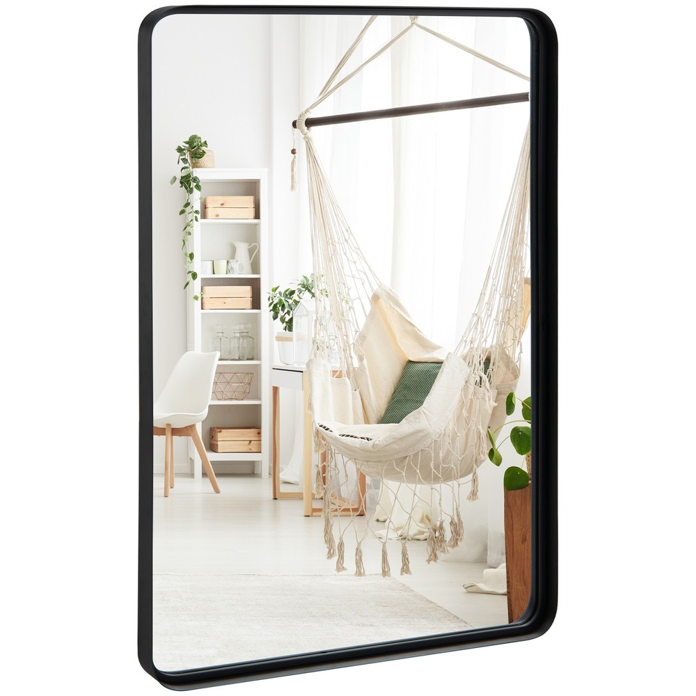 36"X24" Wall Mount Bathroom Mirror Rectangular Vanity Mirror Vertical Horizontal