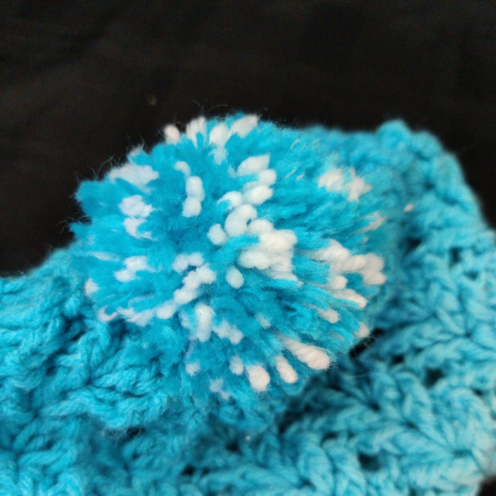 Blues Handmade Knitted Winter Cap / Hat