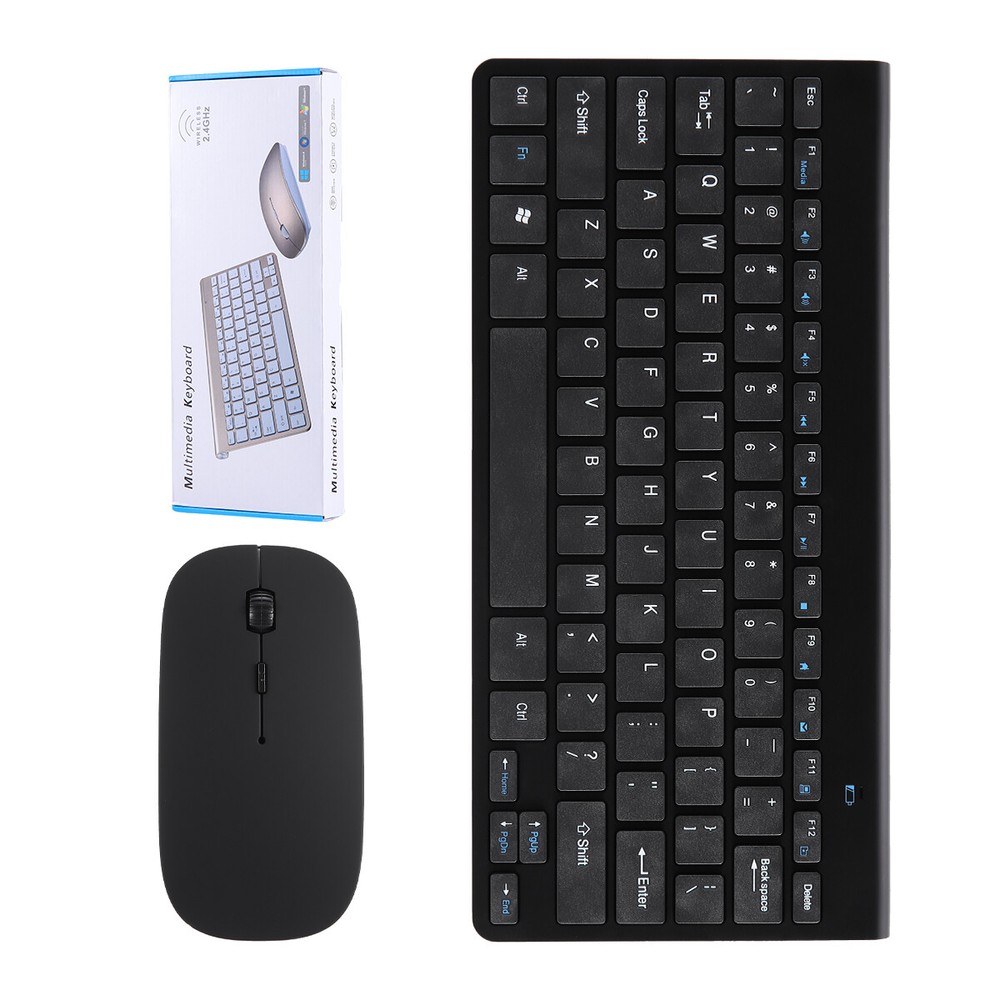 Wireless Keyboard & Mouse for Mac PC Wireless 2.4G USB Dual-Channel Connection