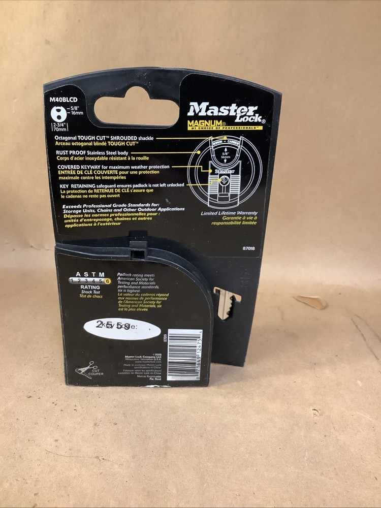 Master Lock Magnum M40BLCD